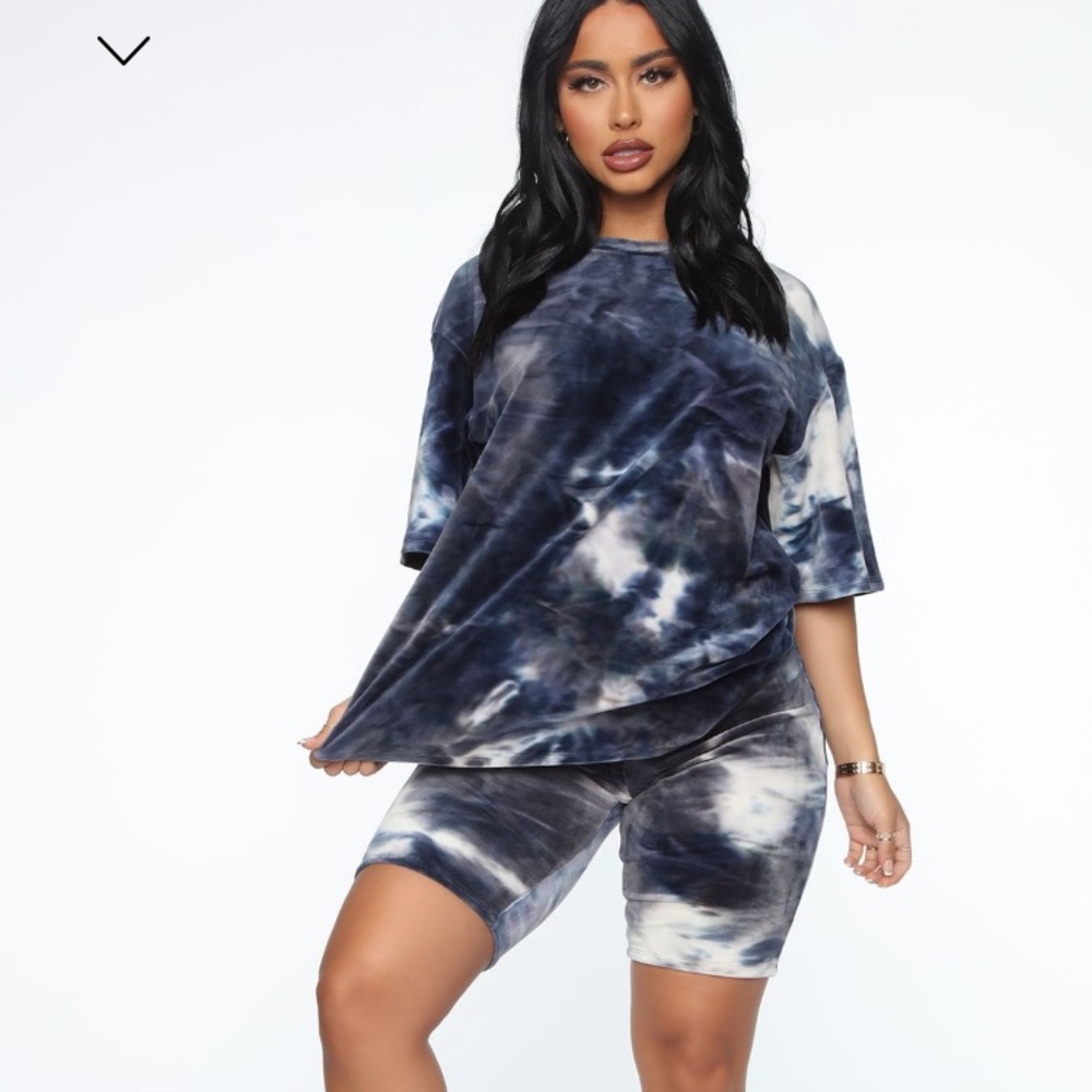 Fashion Nova bike shorts set